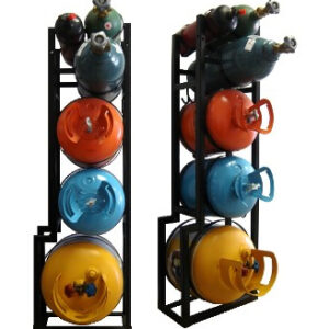 Refrigerant Racks - CoolMaster Tank Rack – 2x30lb (Nitrogen/Oxygen/Acetylene)