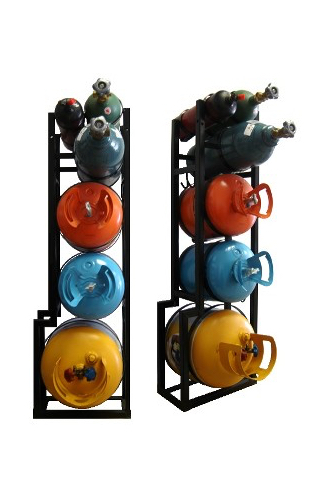 Refrigerant Racks - CoolMaster Tank Rack – 2x30lb (Nitrogen/Oxygen/Acetylene)